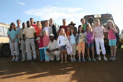 Here is our entire group, taken on the last day of our safari before heading to Zanzibar.