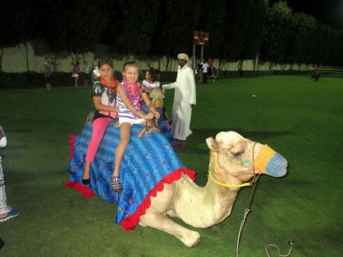 molly on camel with MC
