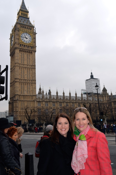 Lisa and I in front of Big Ben